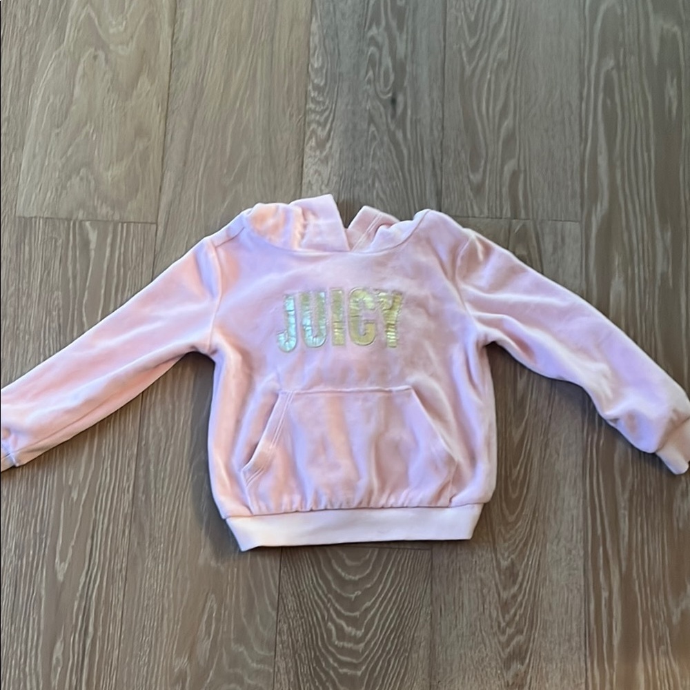 Juicy Couture Light Pink Kids Hoodie
